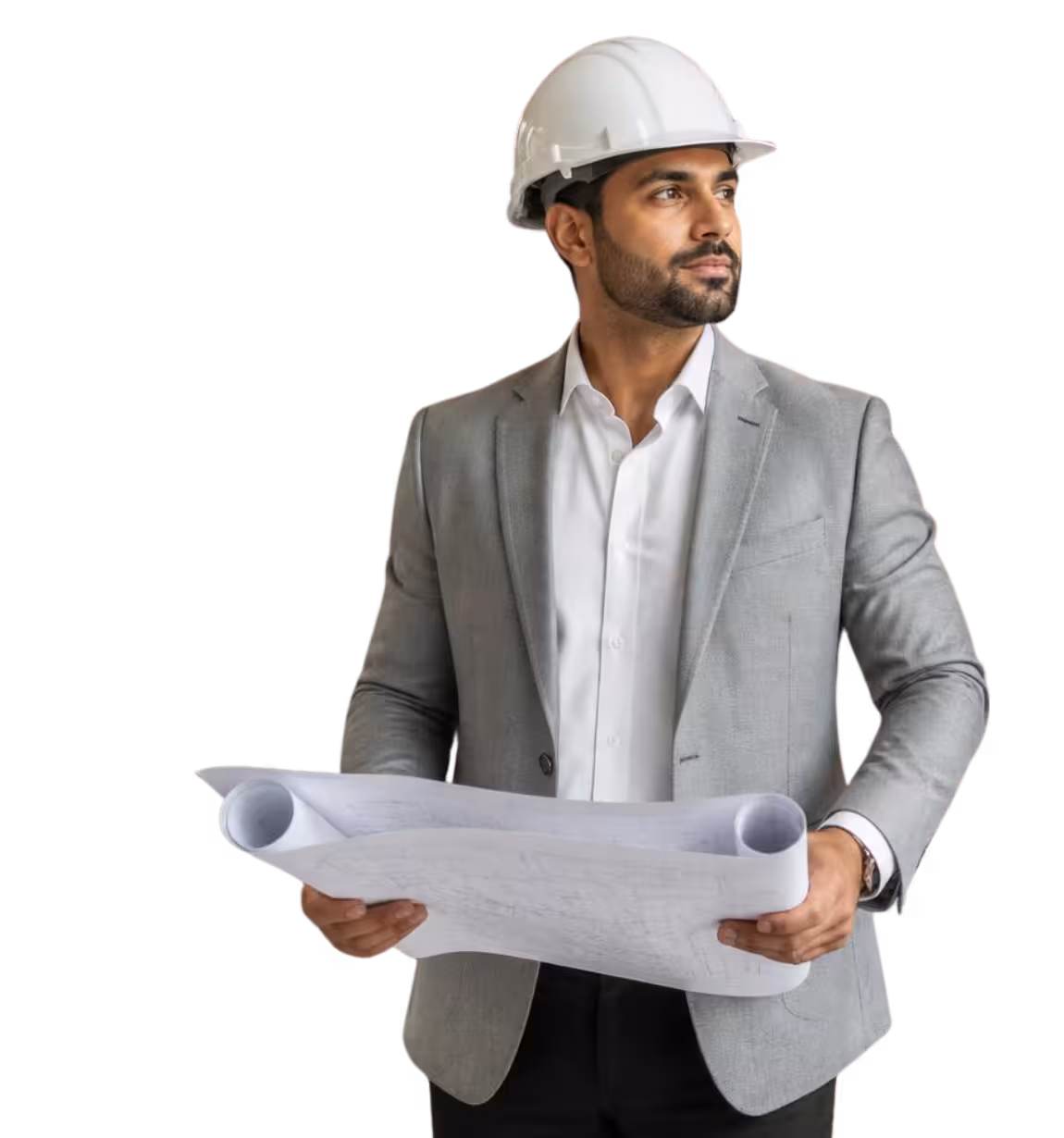 Architecture and interior design professional at work