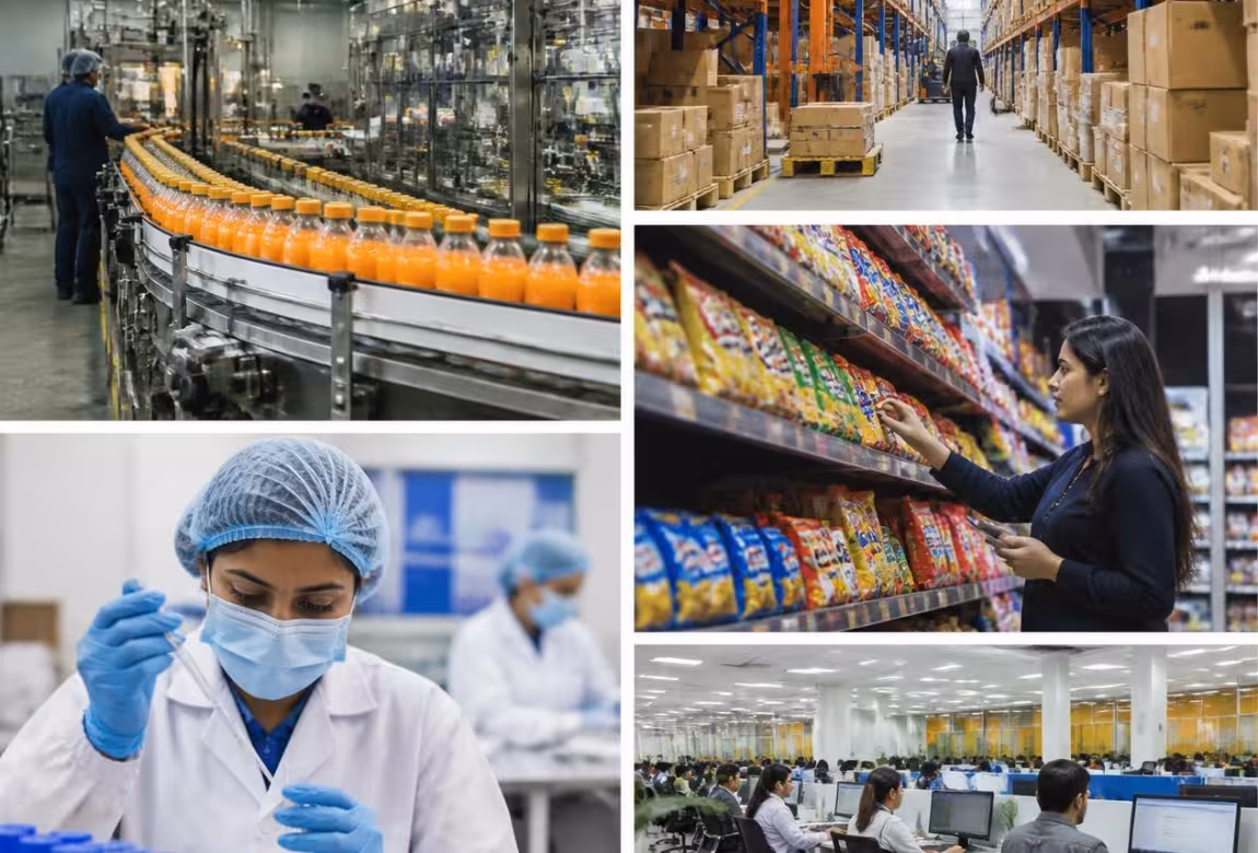 FMCG manufacturing plant and production line