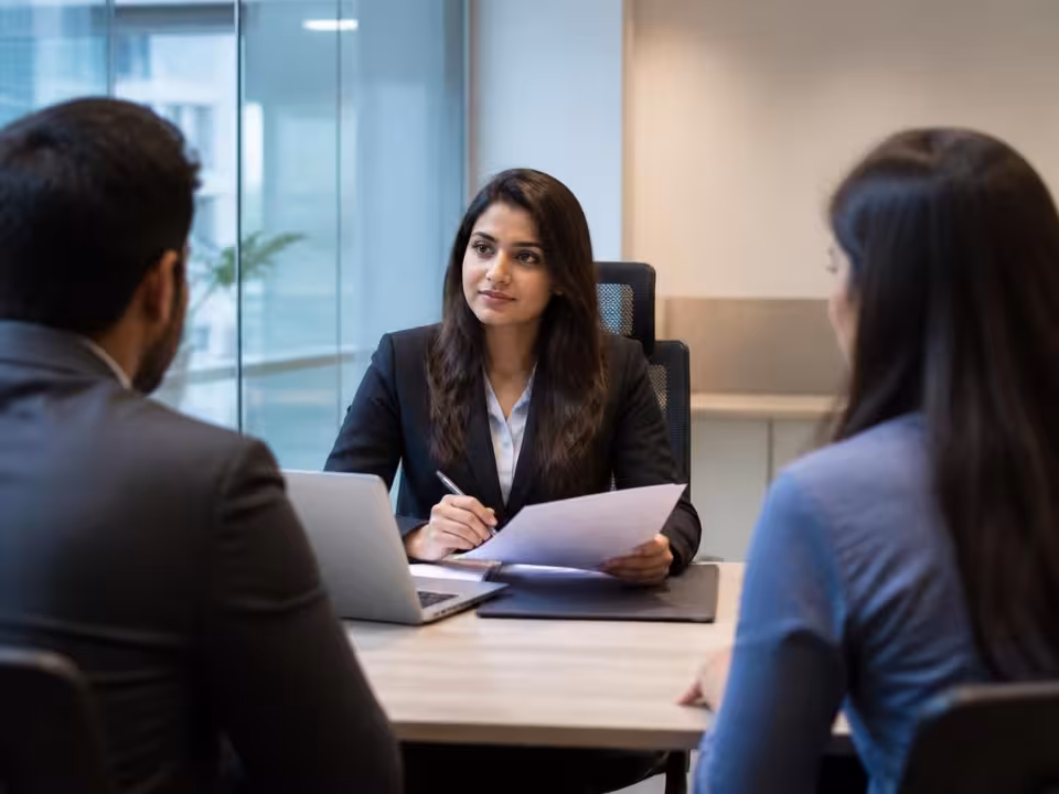 Female HR and administration professional at work