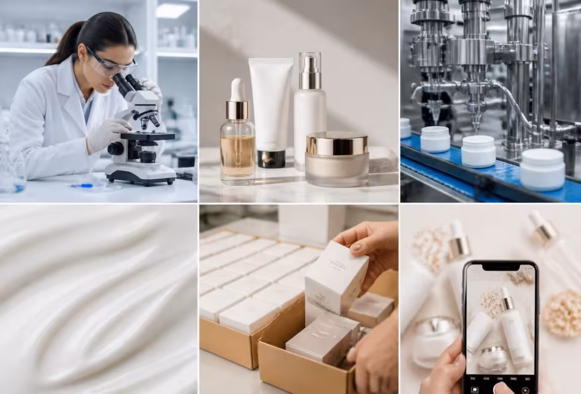 Personal care and beauty manufacturing plant and production line