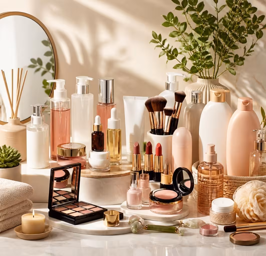 Personal care and beauty industry supervisor overseeing production
