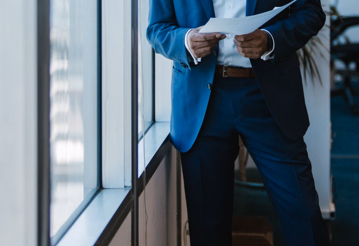 Indian business professional working in a modern office