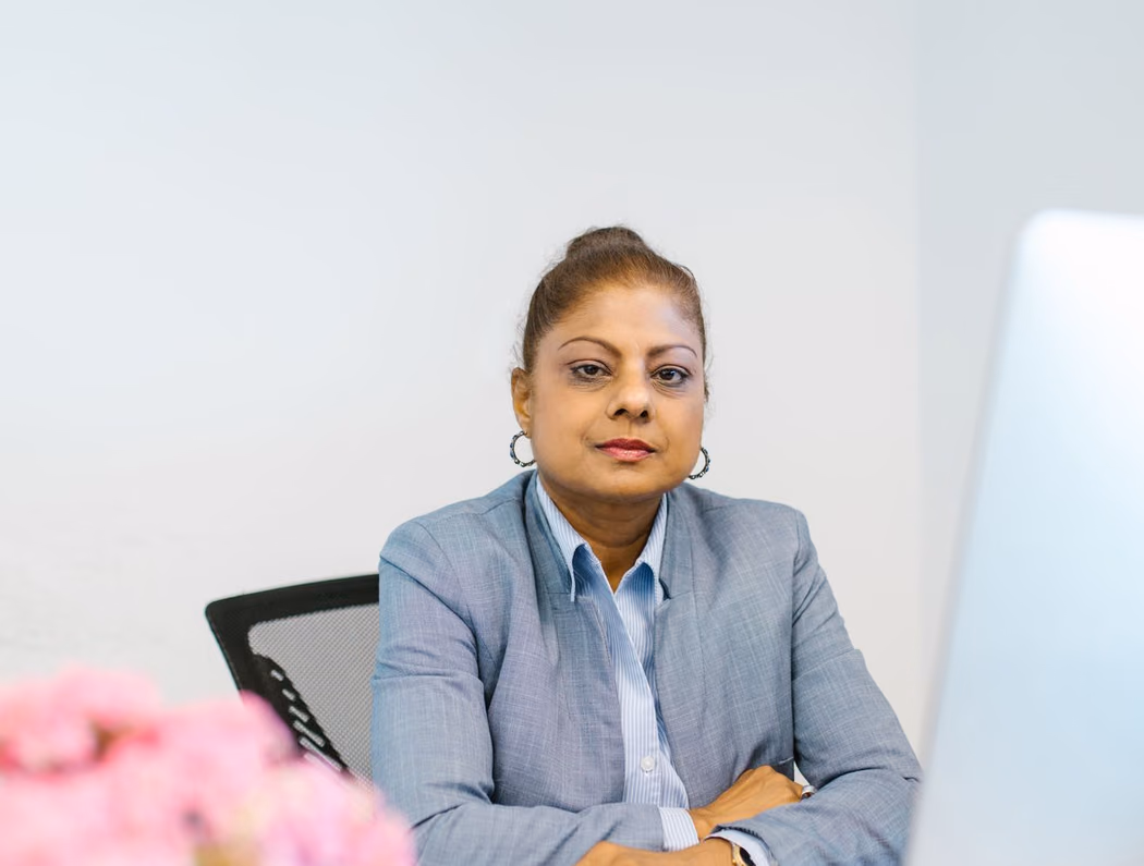 Indian senior manager in a professional office